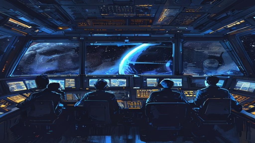 Konzeptzeichnung der geplanten STARSHIP-Brücke